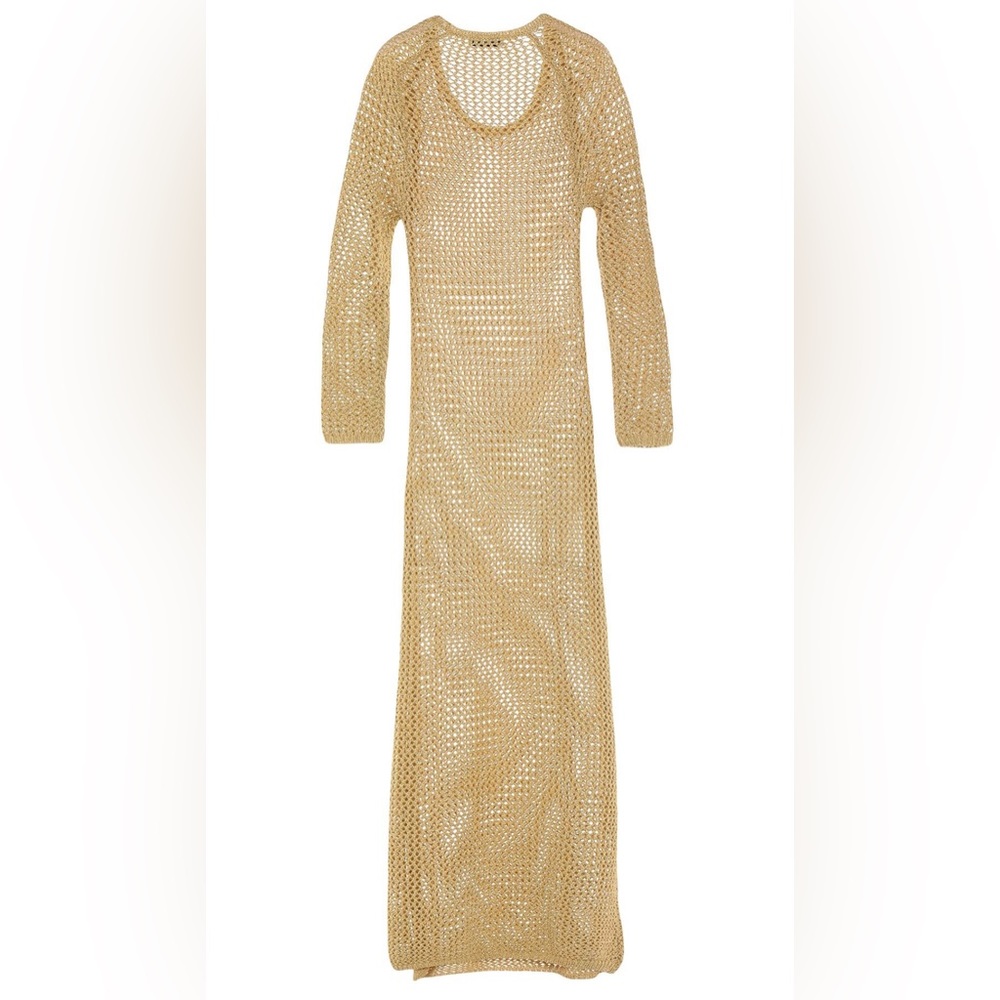 Weili Zheng Gold Dress XS